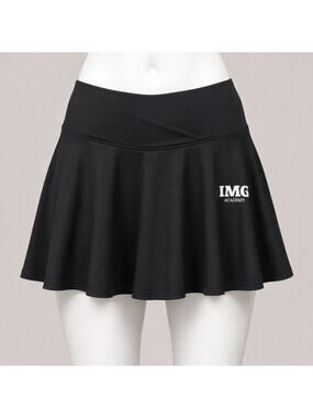 Under Armour IMG Academy Skort Women's Small Black Athletic Golf Skirt